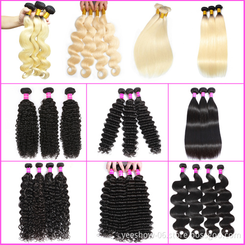 brazilian straight 613  hair bundles raw indian wigs non remy bulk virgin hair